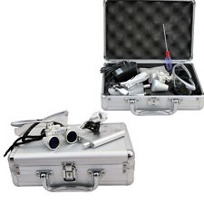 3.5x420mm Dental Loupes Zahnarzt Lupenbrille Kopflupe LED Headlampe mit Box