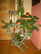 Blumenständer-Pflanzenhalter,4 Halter f.Blumen Höhe ca.60cm x 68 B Herzform Rohr