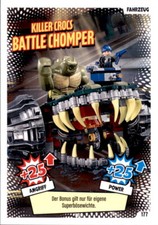 LEGO Batman Movie Karten Nr. 177 - Killer Crocs Battle Chomper - Fahrzeugkarte