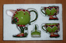 Weihnachts- Deko  von Department 56 Tea Set (Set of 3)  "KRINKLES" TOP