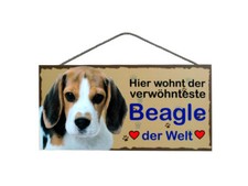 Türschild Beagle, Tierschild
