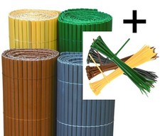 PVC Sichtschutz Windschutz Blickschutz aus Kunststoff für Balkon Garten Terrase