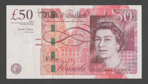 Papiernote bank of - £50,