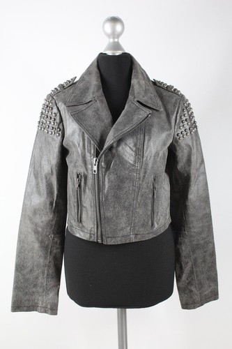 Amisu lederjacke damen 38 - damen,