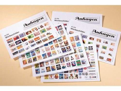 Auhagen 42659 werbeschilder - auhagen,