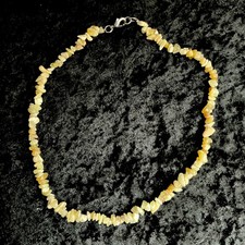 Opal Gelb Halskette Kette