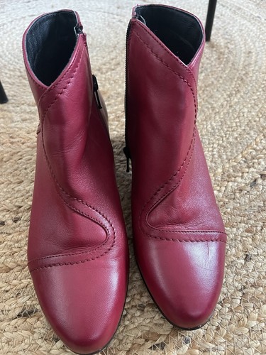 Stiefelette 37 rot - stiefelette,