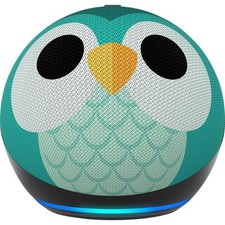 Amazon Echo Dot Kids (5.Gen) Drachen Eulen Design Smarter Lautsprecher Alexa