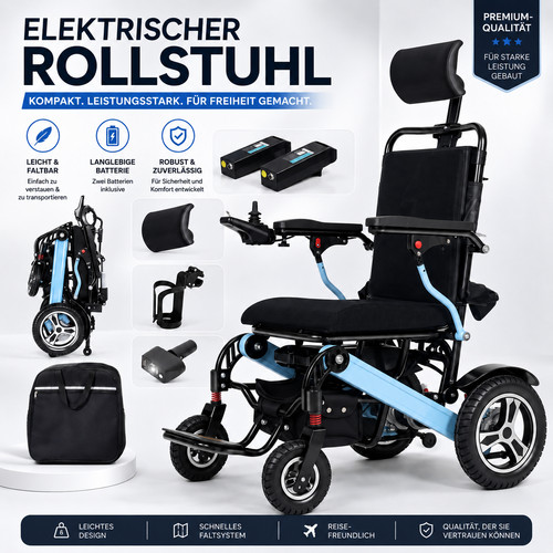 Elektrorollstuhl faltbar 700w - elektrorollstuhl,