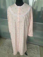 Vintage Damen Nachthemd Flanelle Größe 48/50 wie 44/46,Farbe:Hellapricose