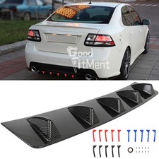 Auto Kohlefaser Heckstoßstange Spoiler Diffusor Haifischflossen Für Saab 9-3 9-5