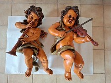 2 Stück Engel Kirche Holzfiguren ca 50 cm Handarbeit 