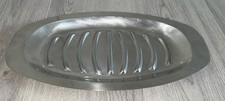 Große edelstahl servierplatte - große,