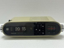 Toshiba RC-803F Vintage Flip Clock Klappzahlenwecker / Radio 70er Fully Working