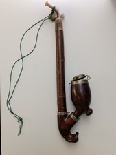 Pfeife, Jägerpfeife, Gesteckpfeife, Bruyere Garantie Vintage Retro Holzpfeife