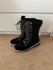 Caprice Damen Winter Ski Stiefeln mit Reißverschluss&Schnürsenkel,Gr.40,getragen