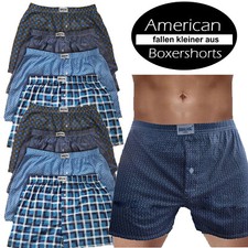 5-10er Pack Boxershorts Schwarz Baumwolle/Polyester M L XL 2XL 3XL  Unterhosen