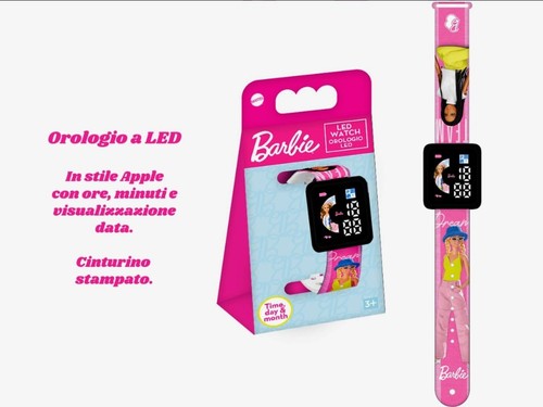Barbie led uhr - barbie,