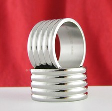 Edelstahlring breit Ring