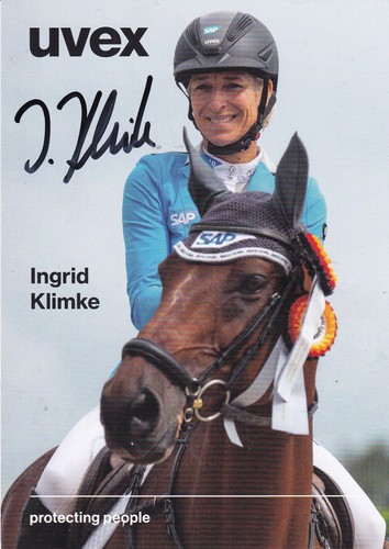 Autogramm ingrid klimke - -,