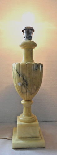 Lampe marmor lampenfuß sockel - marmor,