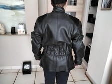 Damen Motorrad Jacke Schwarz