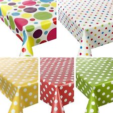 Tischdecke Wachstuch Gartentischdecke Polka Dots Punkte Karos Meterware Oeko-Tex