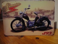 Blechschild Simson SR 2