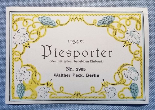 Altes musteretikett - altes,
