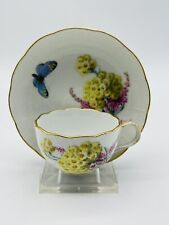 Jugendstil Meissen Mokkatasse, Braunsdorf Malerei, 1.Wahl Knaufzeit #1