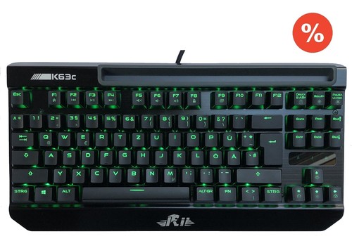 Rii k63c mechanische gaming - rii,