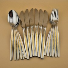 WMF CAPRI 18 TEILIGES Menübesteck CROMARGAN GEBRAUCHT