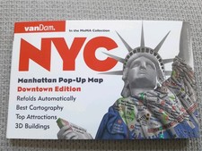  Pop-Up Map  von Van Dam, Manhattan- New York - Sehr Gut 