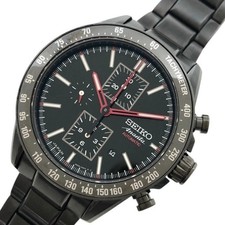 Seiko Brightz Ananta mechanischer Chronograph SAEH011 SS schwarzes...