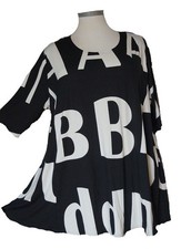 Mari Dago Ultrakaschierend & Chic SunShine Shirt Big Buchstaben Gr. 48-54