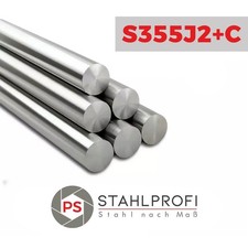 Rundstahl S355J2+C h9 Blankstahl Rund  Ø 6 – Ø 120 mm  [Länge 100 – 2000 mm]