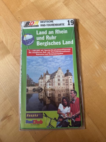 Bdr rad tourenkarte - bdr, ruhr