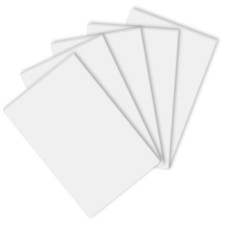 5pcs Foam Board White