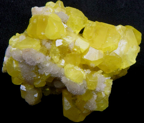 Mineralien schwefel calcit - schwefel,