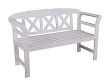 Bequeme Gartenbank 2-Sitzer