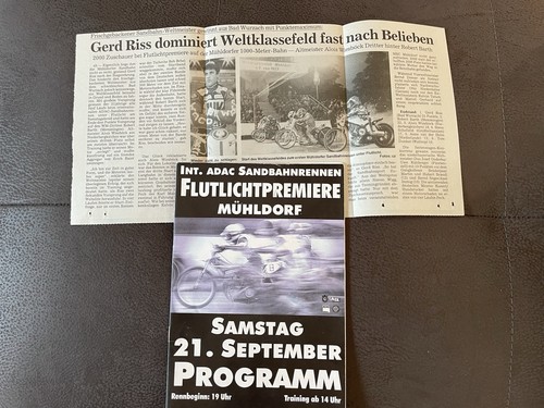Programmheft speedway sandbahn - speedway,