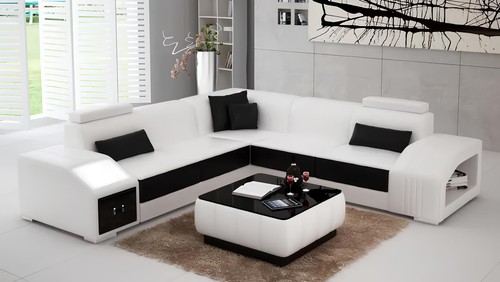 Lederpolster design ecksofa - design,