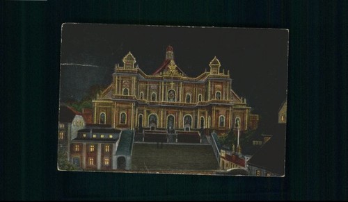 Albendorf kirche beleuchtet - kirche,