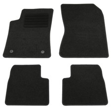 Fußmatten Set für Citroen C3 2017- Autoteppiche mit 100% Passform Schwarz