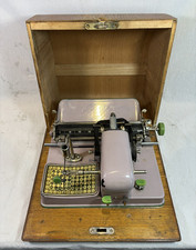 Seltene Mignon Index Schreibmaschine Rosa Modell 4 Schreibmaschine Pink Von 1930