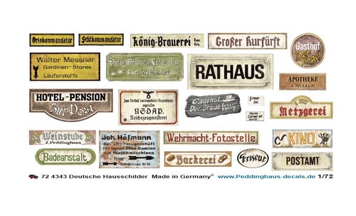 Peddinghaus decals 72 4343 - peddinghaus-, 1/72