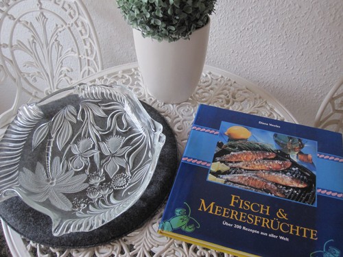 Edle flache glasschale - edle,