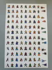 Carcassonne Stickerbogen für