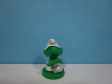 Peyo Bully ® Schlumpf Minischlumpf grün/weiß auf Standplatte