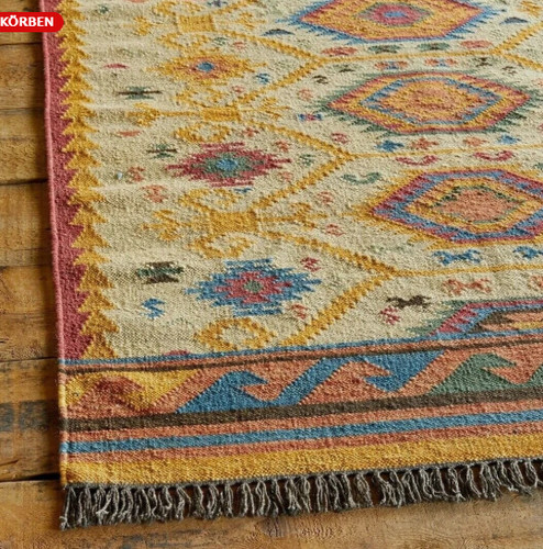 Teppich kelim wolle jute - kelim,